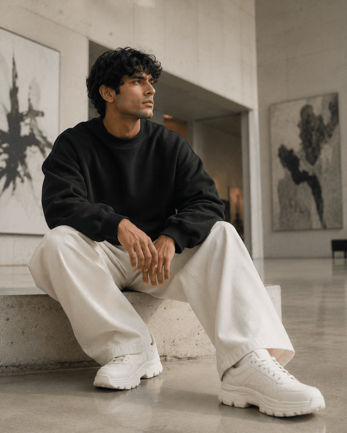 Oversized Fleece Sweatshirt