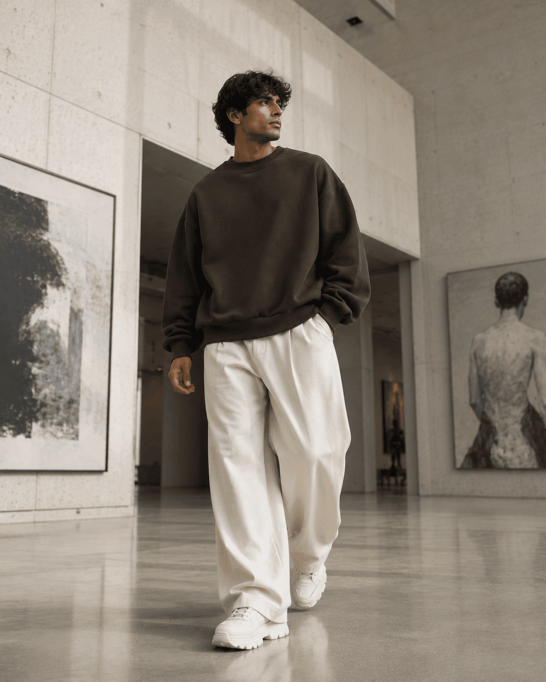 Oversized Fleece Sweatshirt