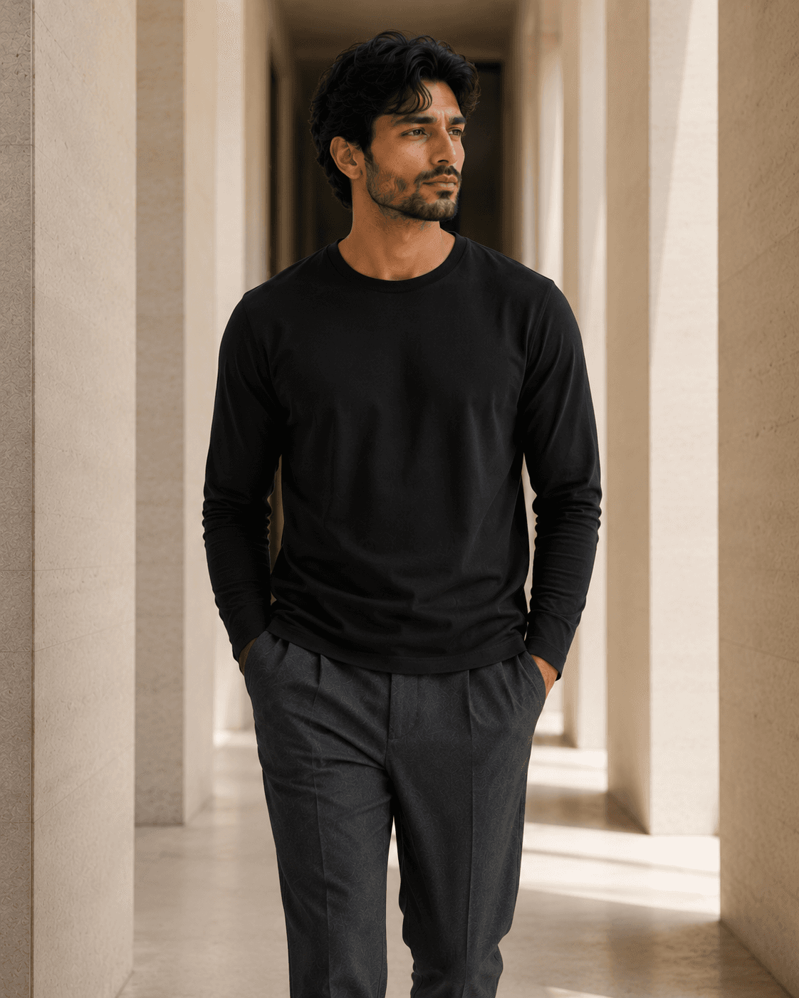Long Sleeve Crew T-Shirt