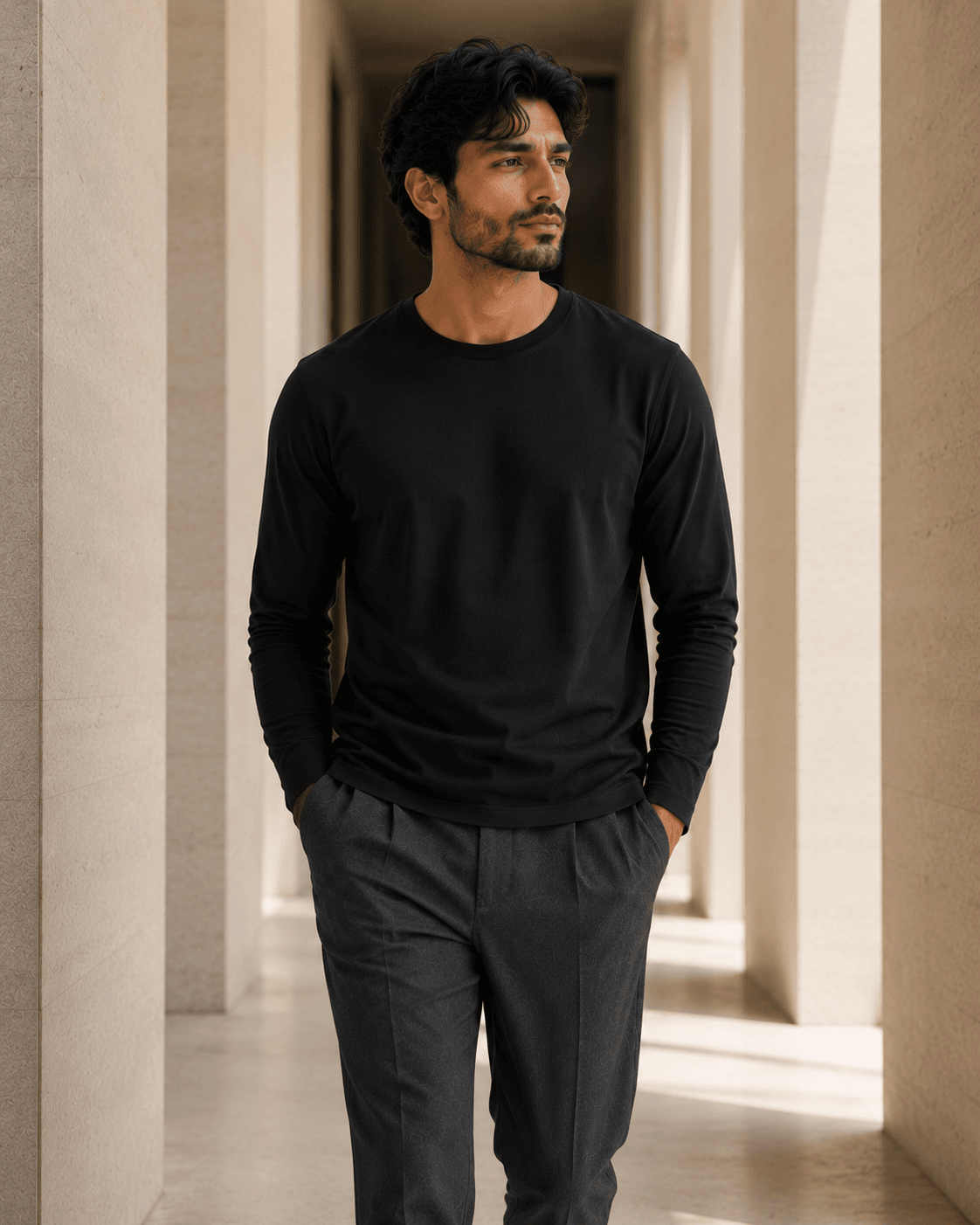 Long Sleeve Crew T-Shirt