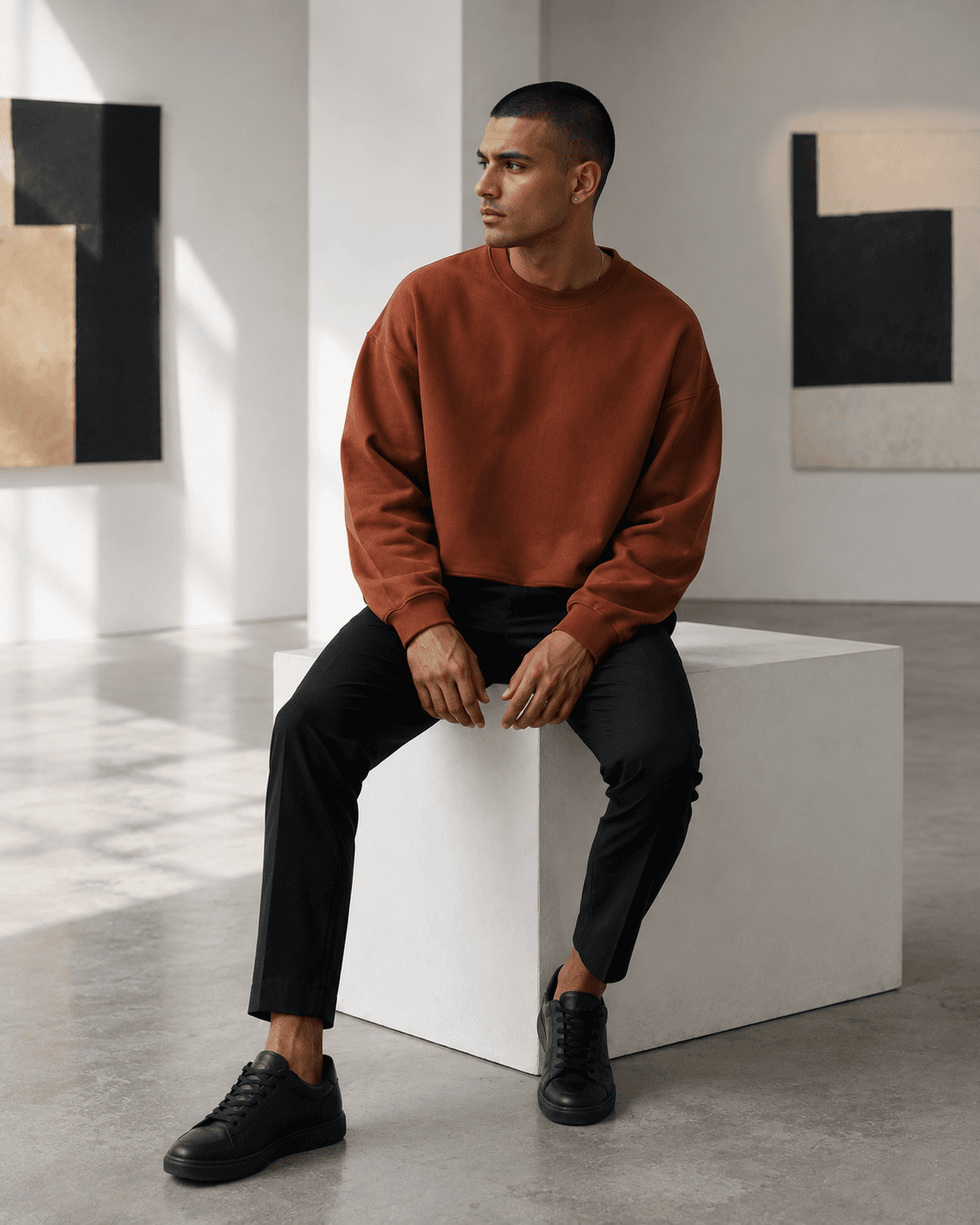 Cropped Box Sweatshirt