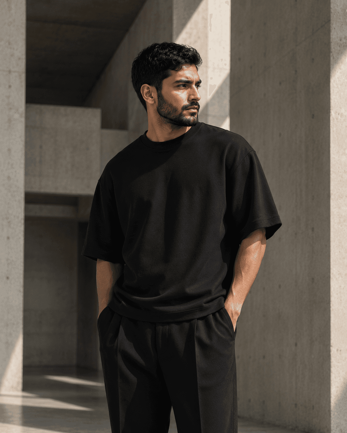 Double Layer Crew T-Shirt